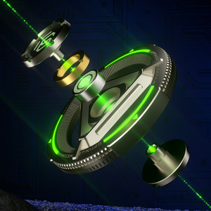 Kim Loại Fidget <span class=keywords><strong>Spinner</strong></span> Cho Thanh Thiếu Niên Và Người Lớn-Tốc Độ Cao Im Lặng Đầy Màu Sắc Phát Sáng Thiết Kế Chống Lo Lặng Giảm Căng Thẳng Đồ Chơi - Product Image 4