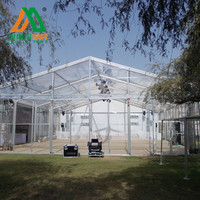 Abri transparent personnalisé en PVC avec structure en aluminium pour événements, expositions en plein air, fêtes sportives, chapiteau de mariage, tente polyvalente