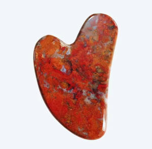 natural gem massage products red agate gua sha for face - Product Image 1