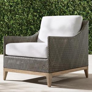 Divano da Esterno per Cortile, Resistente alla Pioggia e al Sole, in Rattan per Villa, Hotel e Giardino, Stile Simile - Product Image 4