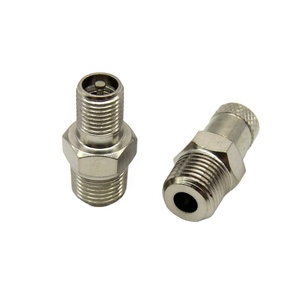 Aiguille de commande d'air pneumatique 1/8" NPT en laiton nickelé, valve Schrader unidirectionnelle - Product Image 2