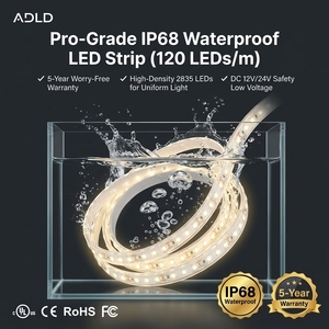 IP68 High Efficiency 120LEDs/m Flexible LED <b>Strip</b> Light 24V SMD 2835 3 Years Warranty Flexible LED Light <b>Strip</b> for Signage - Product Image 1