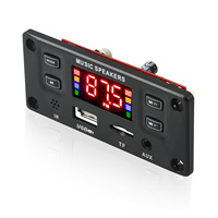 Placa de decodificación BT de 12V 2*30W con pantalla a color, con funciones de grabación y llamadas, y calidad sin pérdidas