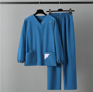 Uniformes Médicos JinTeng de Diseño Clásico y Ecológicos, Blusa con Cuello en V para Enfermeras, Asistentes Dentales y Hospitales - Product Image 5