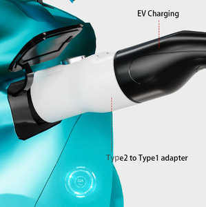 Adaptador de Cargador para Vehículos Eléctricos IEC 62196 32A Monofásico, Conector Tipo 2 a Tipo 1, Protección IP65 para Enchufes de Coche J1772 - Product Image 3