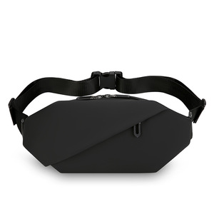 Men's Chest Bag Multifunctional Waterproof Waist Pack Solid Color Spring 2024 Everyday Use - Product Image 5