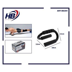 Soporte para Abdominales y Flexiones de 22 Tubos, Color Negro - Product Image 3