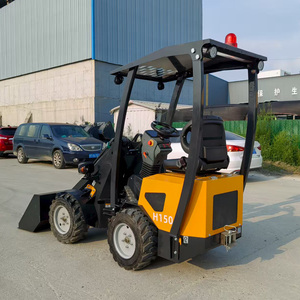 HAIJU Hydrostatic Ride on Mini Wheel Loader H150 4x4 Wheel Drive Capacity 400-500kg <strong>Tire</strong> 23x8.5-12 Speed 20km/h Cheap <strong>Price</strong> - Product Image 5