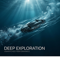 Scooter sous-marin de qualité supérieure, propulseur à double jet, Sea Glider Shadow Professional, équipement de plongée 25M