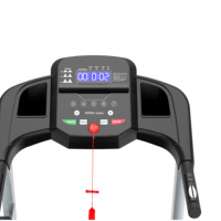 FITNESS Tapis de course électrique Moteur 2.5hp Tapis de course portables pour la maison avec livraison directe pliable