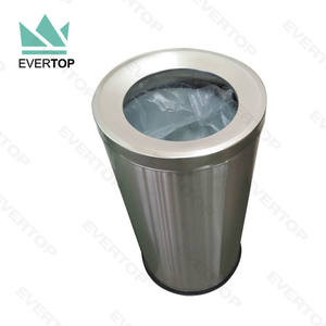 <span class=keywords><strong>Cubo</strong></span> de <span class=keywords><strong>basura</strong></span> de 60 l y <span class=keywords><strong>16</strong></span> galones, recipiente de <span class=keywords><strong>basura</strong></span> con parte superior abierta con embudo, <span class=keywords><strong>cubo</strong></span> de <span class=keywords><strong>basura</strong></span> superior de 60 <span class=keywords><strong>litros</strong></span>, <span class=keywords><strong>cubo</strong></span> de <span class=keywords><strong>basura</strong></span> de acero inoxidable de Metal - Product Image 4