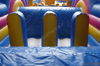 Course d'obstacles gonflable en plein air Jeux de sport gonflables pour adultes Défi Parc d'attractions gonflable pour enfants à vendre