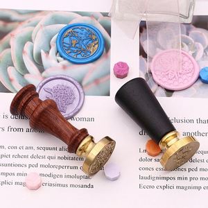 Kit de tampons personnalisés en bois et métal pour sceau de cire, avec logo sur mesure, pour bricolage - Product Image 2