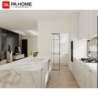 PA Hôtel Projet Shaker Blanc Portes Laque Contreplaqué Aggloméré En Bois Armoires De Cuisine Placard pour Cuisine