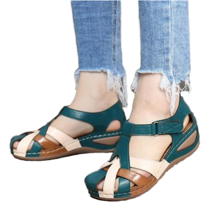 Sandalias de Plataforma para Mujer, Verano, Moda, Material PU, Estilo Europeo Americano Retro, Tallas Grandes - Product Image 4