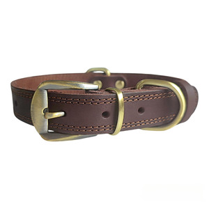 Nhà Máy Tùy Chỉnh Tên Tag Độn Đơn Giản Mềm Da Cổ Áo Với Móc Và Vòng <span class=keywords><strong>L</strong></span>ặp Đóng Cửa Cho Chó 6 Kích Cỡ - Product Image 6