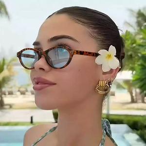 2026 नई क्रॉस-बॉर्डर इंटरनेट लोकप्रिय बिल्ली के आंख धूप का चश्मा Uv400 सुरक्षा पूर्ण फ्रेम फैशन व्यक्तिगत चावल नाखून यूनिसेक्स - Product Image 2