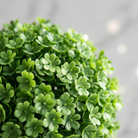 Plante artificielle moderne en forme de boule, plante en plastique, plante artificielle ronde en pot, simulation de verdure pour la décoration de la maison, du bureau, ornement