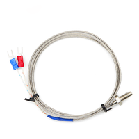 Sensor y Controlador de Temperatura Manhua 3PT100 con Rango de 1-5m