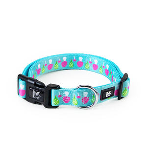 <span class=keywords><strong>Collar</strong></span> de cachorro de lujo al por mayor de fábrica, <span class=keywords><strong>collar</strong></span> de tres tamaños ajustable de perro mascota verde y ecológico, collares estampados con flores coloridas - Product Image 1