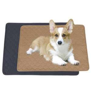 Mydays Highly Absorbent Machine Washable Reusable Polyester Non Slip Dog Crate Pee Pad Bed Mat