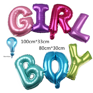 Palloncino in Foil per Baby Shower, Passeggino, Rivelazione del Sesso Maschio o Femmina, Decorazione per Annuncio di Nascita - Product Image 2