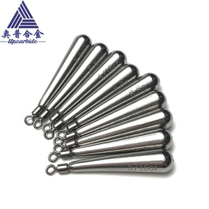 Tungsten Skinny Drop Weights Cylinder Line Free Rig Round Eye Fishing <strong>Sinkers</strong> - Product Image 6