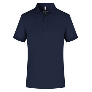 Polo Shirt Short Sleeve Solid Color Moisture Wicking Men's Daily Wear Uniform Top - Product Image 3