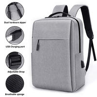 Mochila Oxford de Poliéster con Logotipo Personalizado, Unisex, para Viajes de Negocios, Estudiantes, con USB, RFID, Impermeable, con Correa de Amortiguación de Aire, Diseño Informal, Gran Capacidad
