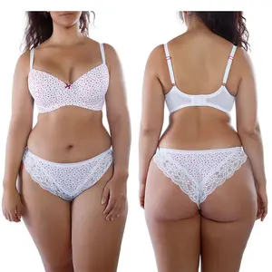 Ladymate-Conjunto de sujetador ODM/OEM para mujer, ropa interior estampada, conjuntos de sujetador y bragas de talla grande, conjuntos de sujetador acolchado