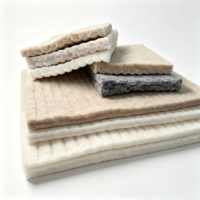 Matériau de rembourrage creux en fibres courtes de polyester respirant pour couches de confort de matelas et de canapés (recyclable)