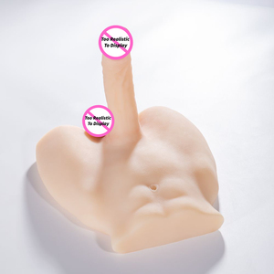 Muñeco Dildo Realista de Medio Cuerpo Masculino de Alta Calidad al por Mayor, Herramientas de Masturbación, Juguetes Sexuales para Mujeres - Product Image 1