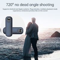 Dropshipping OEM Caméra panoramique extérieure 360 Wi-Fi Support VR Caméra de sport Caméra vidéo intelligente