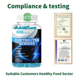 Gomitas de Electrolitos Sin Azúcar de Marca Privada OEM, Suplemento Pre-Entrenamiento, Cumple con las Normas de EE. UU./UE, Apto para Veganos - Product Image 5