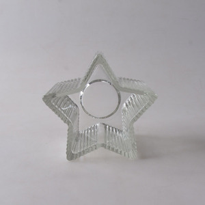 Portavelas de cristal en forma de estrella hecho a mano, artesanía de madera para bodas, uso doméstico, adornos de regalo para el Día de San Valentín, otras velas - Product Image 5