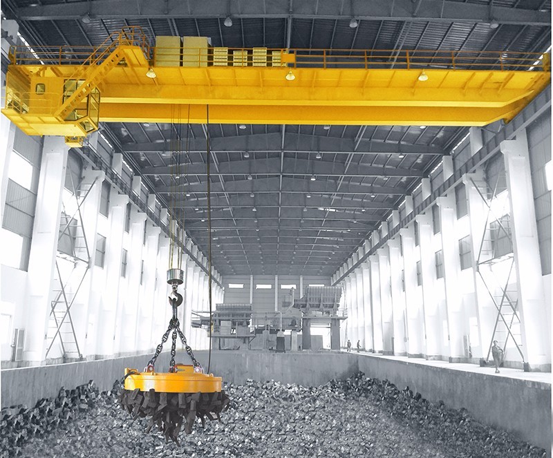 Steel Coil Handling Electro Magnet Crane