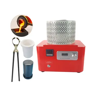 3kg Mini Gold Silver Copper Melting Furnace Electric Digital Furnace for Gold Melting