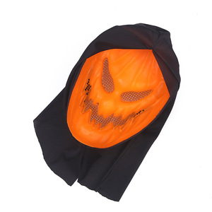 Máscara <span class=keywords><strong>de</strong></span> calabaza aterradora para fiestas <span class=keywords><strong>de</strong></span> Halloween y Pascua, accesorio <span class=keywords><strong>de</strong></span> Cosplay <span class=keywords><strong>de</strong></span> cara completa para adultos HECHO <span class=keywords><strong>DE</strong></span> PVC - Product Image 3