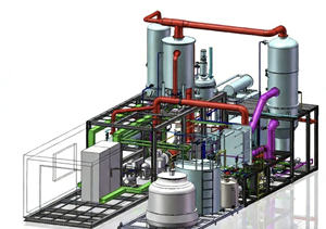 Cristallisateur évaporatif DTB multi-effets pour la production de chlorure de baryum - Particules grossières - Haute pureté et économie d'énergie - Product Image 3