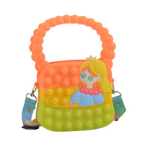 Belles dames sac fidget jouets sacs à main silicone épaule bandoulière fidget <span class=keywords><strong>it</strong></span> pousser bulle <span class=keywords><strong>pop</strong></span> itting sacs pour les filles - Product Image 5
