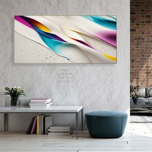 Grand <span class=keywords><strong>Couteau</strong></span> à Palette Abstrait <span class=keywords><strong>Moderne</strong></span> à Texture <span class=keywords><strong>Acrylique</strong></span> Toile Images Peintes à la Main Salon Chambre Cadeau <span class=keywords><strong>Peinture</strong></span> à l'Huile - Product Image 2