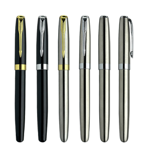 SEAPEN <span class=keywords><strong>Penna</strong></span> <span class=keywords><strong>Stilografica</strong></span> di Lusso Nera per Studenti/Ufficio, Alta Qualità in Metallo, Punta in Acciaio Inossidabile Personalizzabile, Logo Personalizzabile - Product Image 2