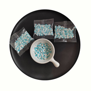 โรยดินน้ำมันโพลิเมอร์รูปหัวใจสีฟ้าและสีขาว DIY สไลม์ของตกแต่งวันวาเลนไทน์ - Product Image 5