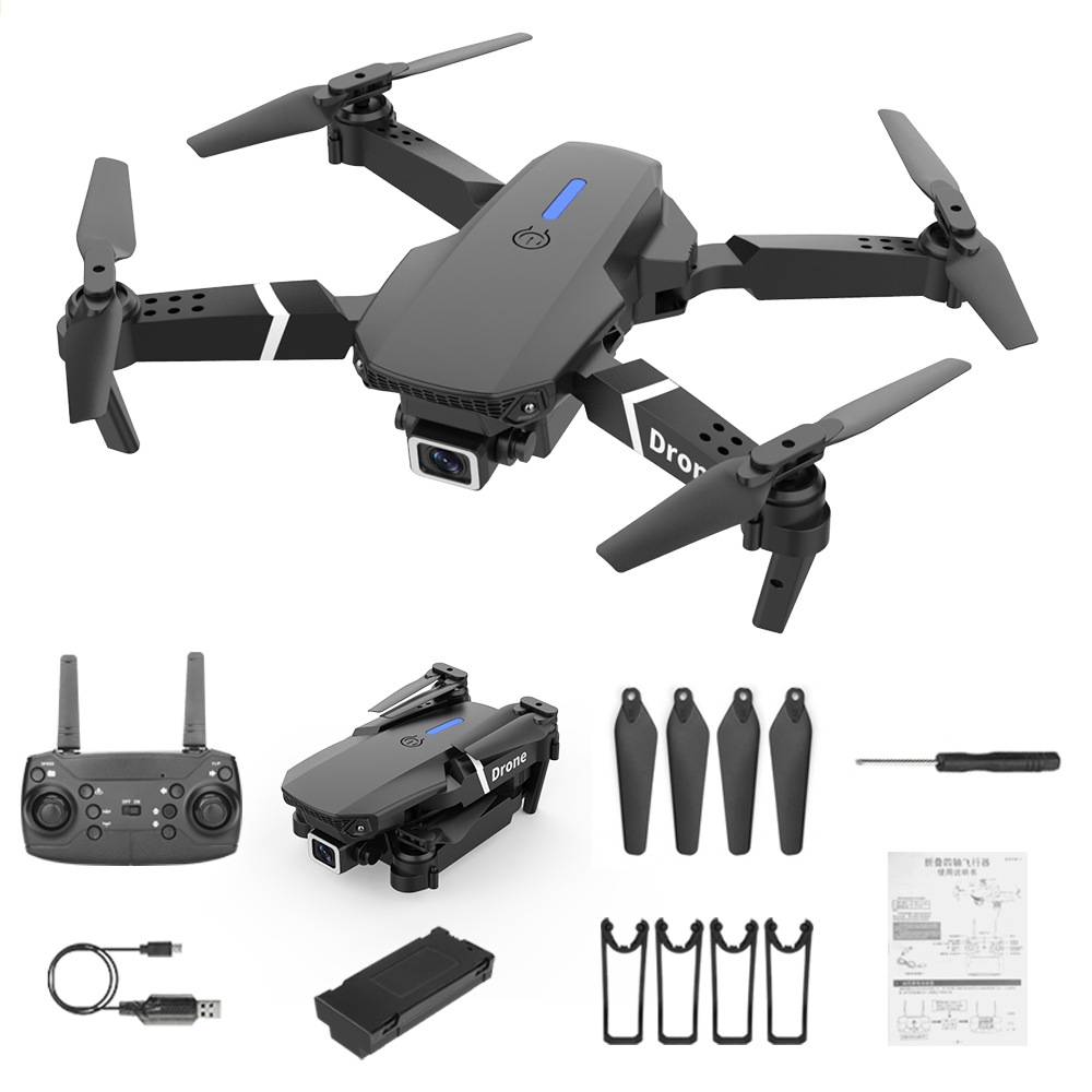 E88E99 Highest Cost-Effective Foldable Dual-Camera 360-Degree Flip Gesture Photo Remote Control Aircraft