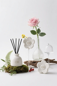 C & H Personnalisé Unique <span class=keywords><strong>Calebasse</strong></span> En Forme <span class=keywords><strong>De</strong></span> Vase À Fleurs En Céramique Blanc Mat Parfum Reed Diffuseur Bouteille pour La Décoration Intérieure Bureau Décor - Product Image 6
