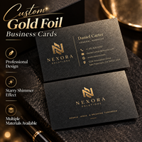 Cartes de visite professionnelles en papier nacré personnalisées avec dorure à chaud – Service d'impression professionnel pour cartes de visite d'entreprise