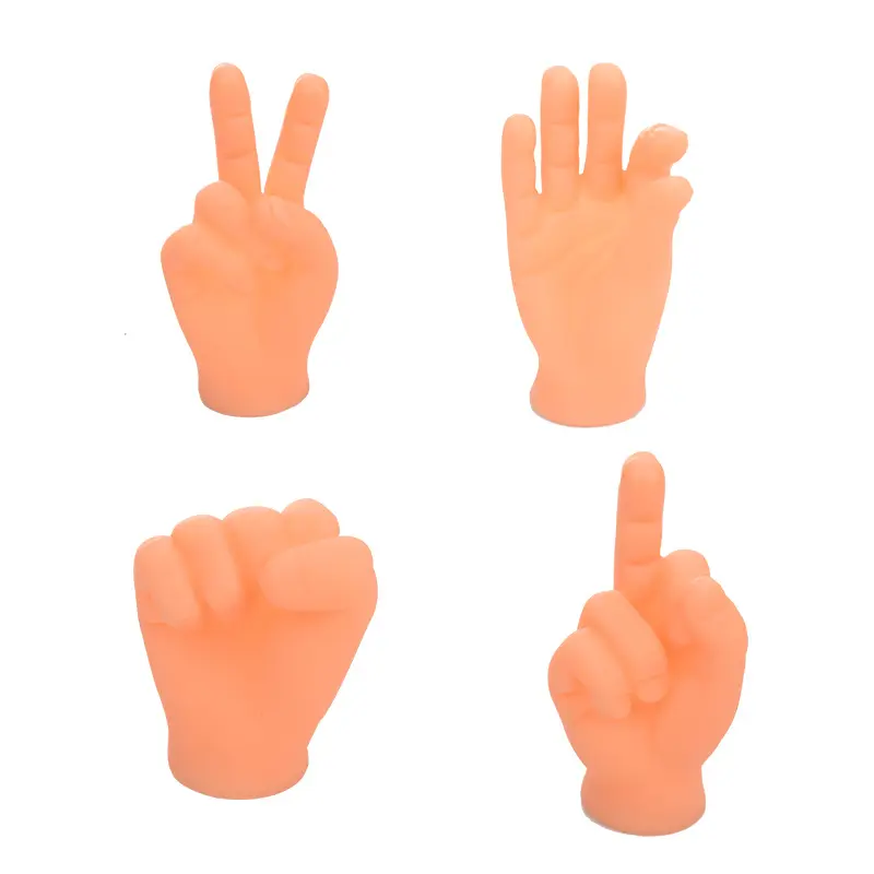 Finger Hands Premium Rubber Little Tiny Finger Hands Fun and Realistic Design Ideal for Puppet Show