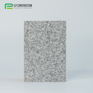 100mm Exterior a prueba de revestimiento de pared de baldosas de <span class=keywords><strong>piedra</strong></span> aislado aislamiento de poliuretano Modular de espuma paneles sándwich de PU - Product Image 5