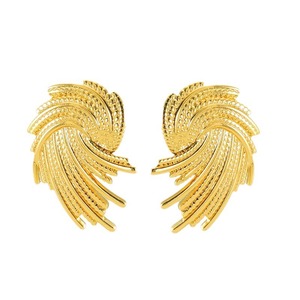 Zogxin Gold Geometric Stud Earrings 18K Stainless Steel Party Fashion Jewelry - Product Image 5