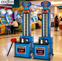 Machine d'arcade de boxe musicale à monnayeur, simulateur de boxe intelligent avec fonction de jeu de puissance et Marteau de puissance, pour centre de divertissement intérieur